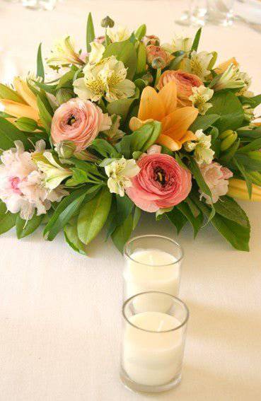 10 White Wax Clear Glass Holder Votive Candle - Wedding Event Centrepiece Table Decoration - One Oasis