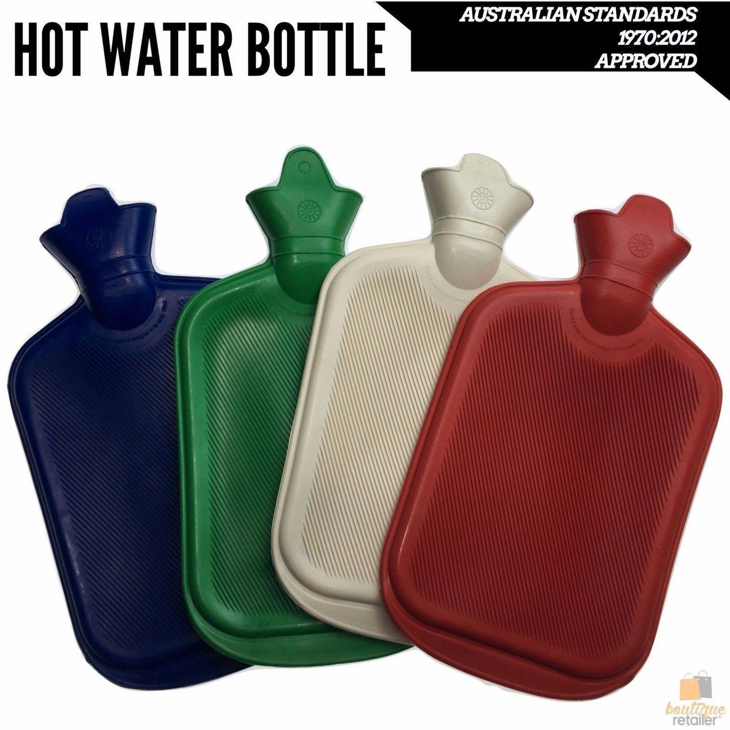 2L HOT WATER BOTTLE Winter Warm Rubber Bag Relaxing Warm Therapy Approved - One Oasis