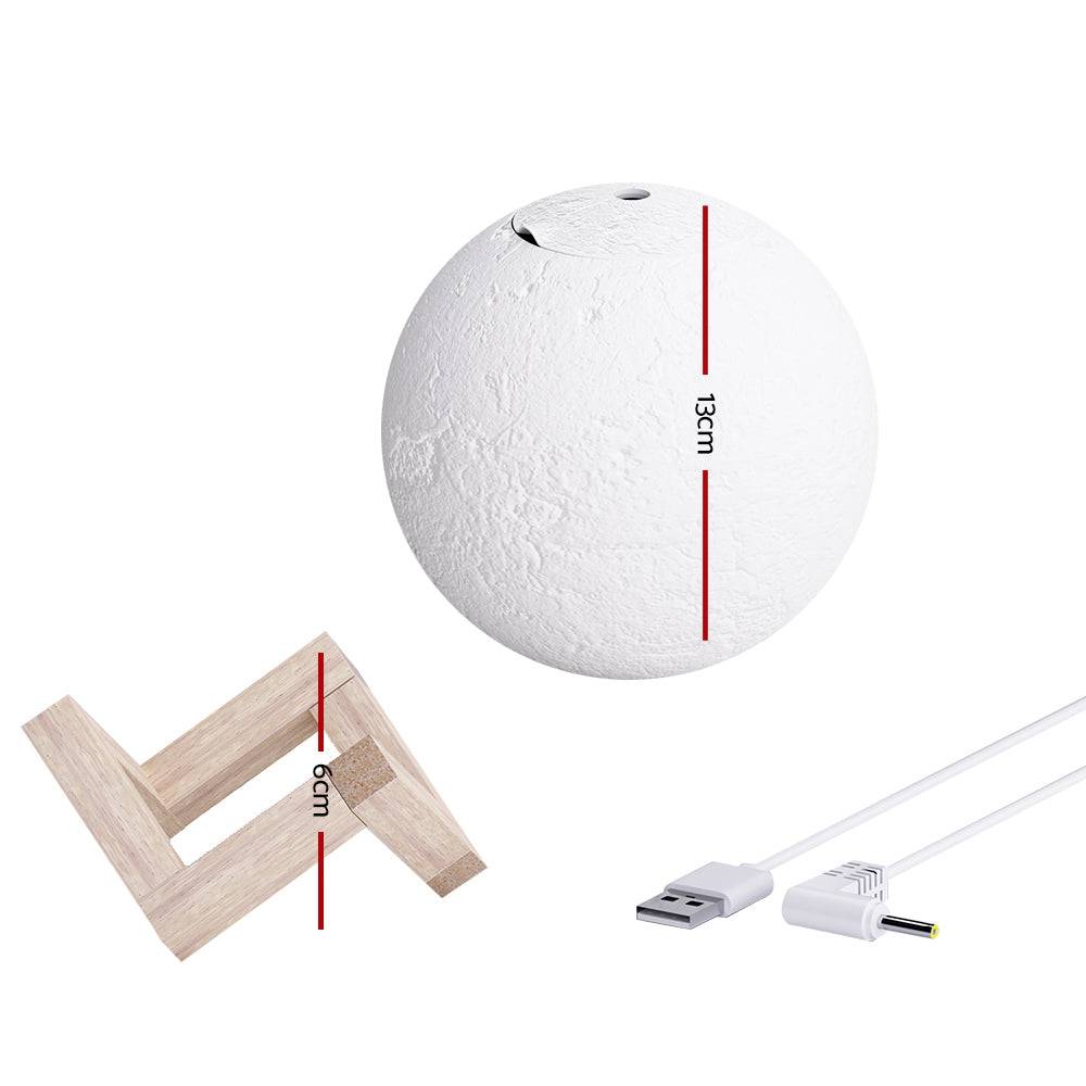 Devanti Aroma Diffuser Aromatherapy Moon Lamp 880ml - One Oasis