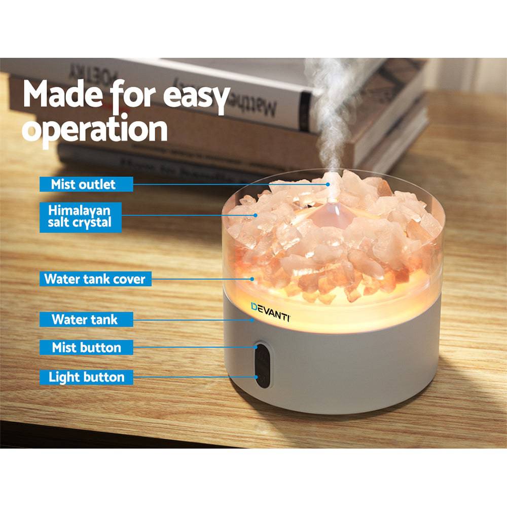 Devanti Aroma Diffuser Aromatherapy Humidifier 220ml - One Oasis