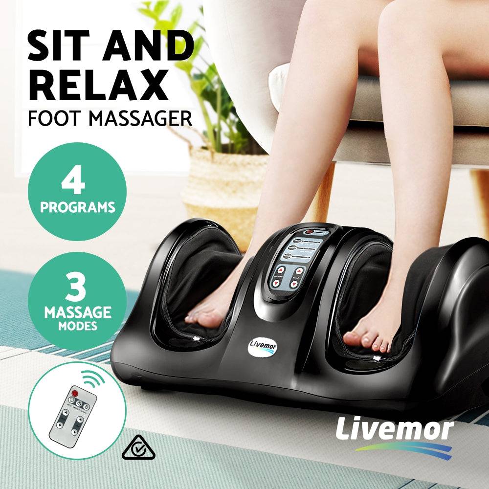 Livemor Foot Massager Black - One Oasis