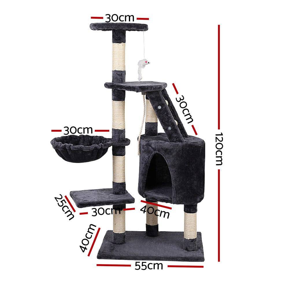 i.Pet Cat Tree 120cm Tower Scratching Post - One Oasis