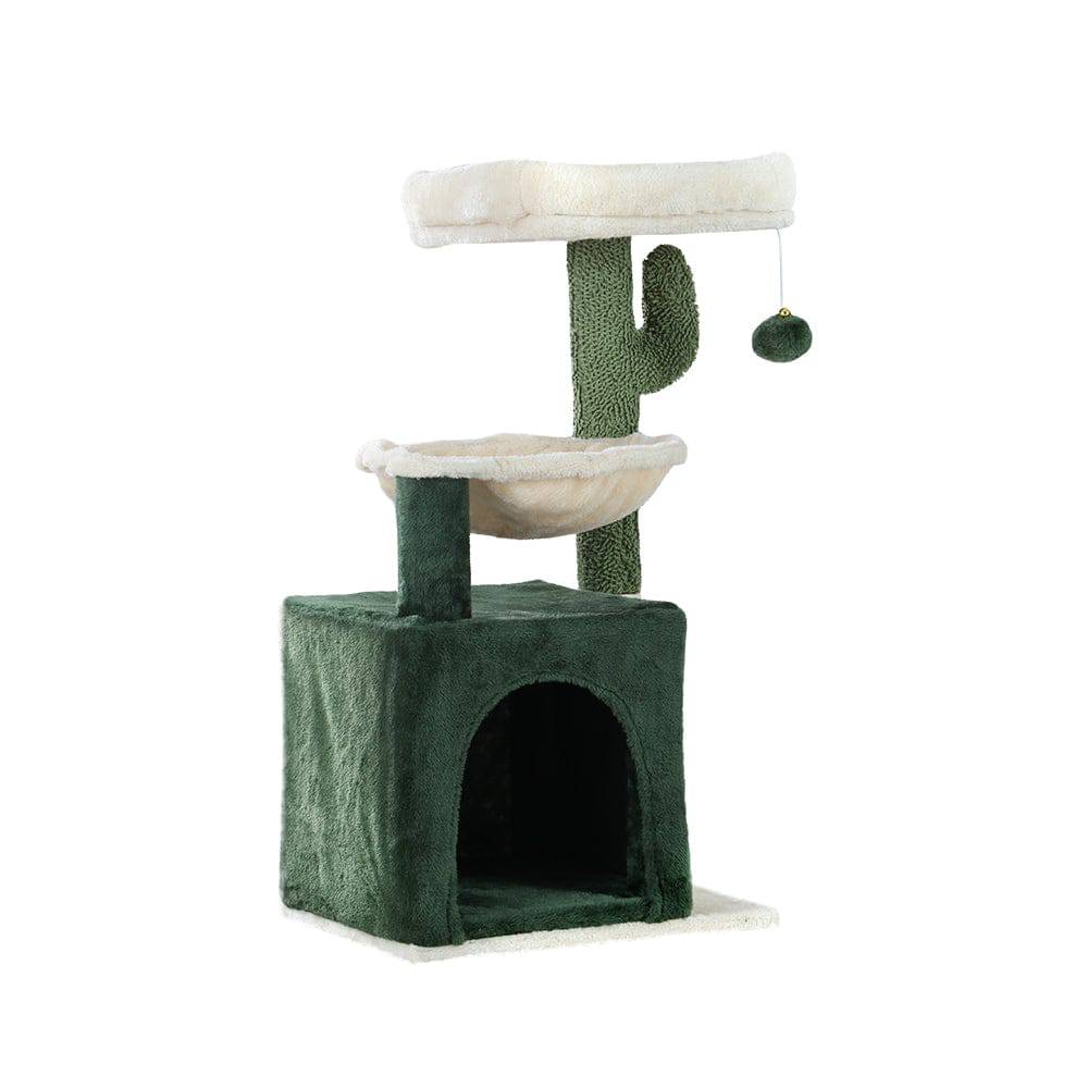 i.Pet Cat Tree 78cm Scratching Post Tower Green - One Oasis
