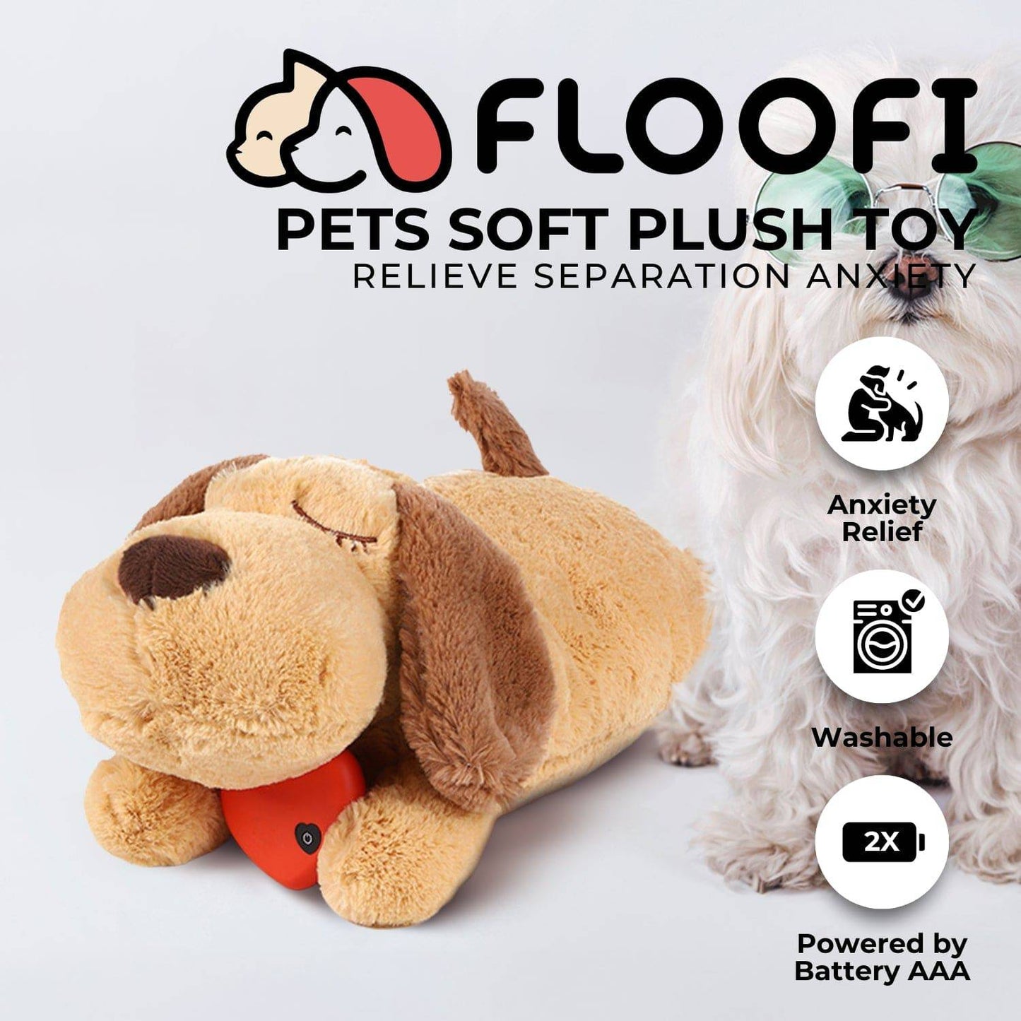 FLOOFI Pets Soft Plush Toy(Yellow) - One Oasis