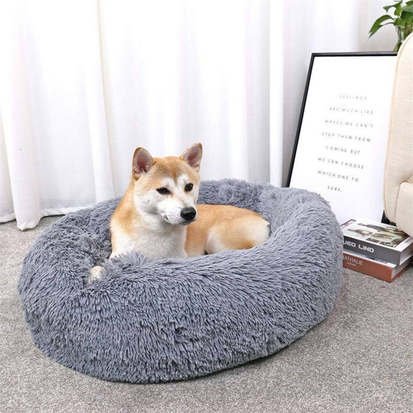 Floofi Pet Bed 70cm (Light Grey) - One Oasis