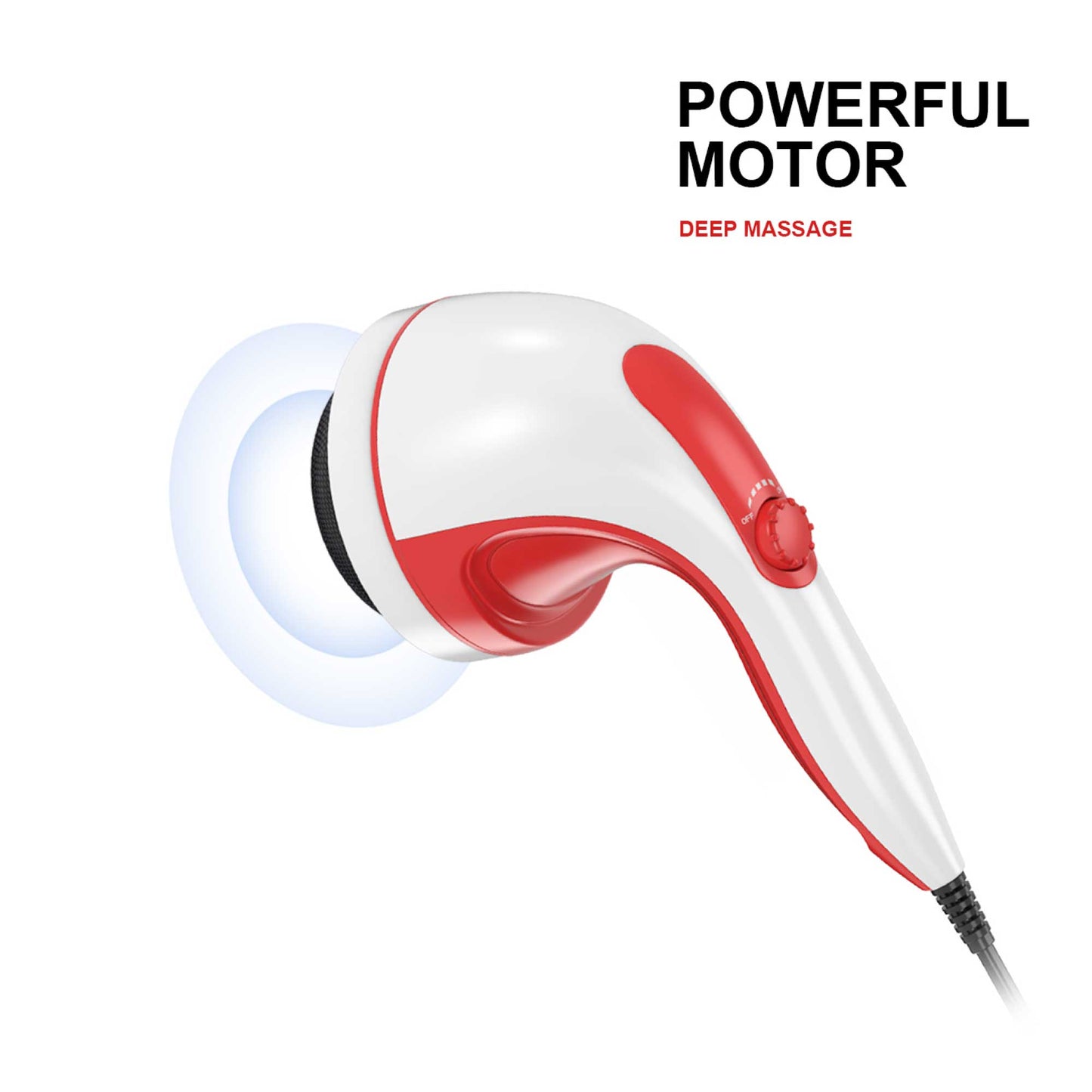 Handheld Vibration Massager Red - One Oasis