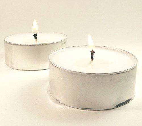Wholesale Lot Large Tealight Candles 6cm Wide in silver foil cup 200 in a pack - Party Event Wedding BBQ Dinner Romantic Ambience Decor - One Oasis