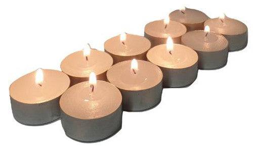Wholesale Lot Large Tealight Candles 6cm Wide in silver foil cup 200 in a pack - Party Event Wedding BBQ Dinner Romantic Ambience Decor - One Oasis