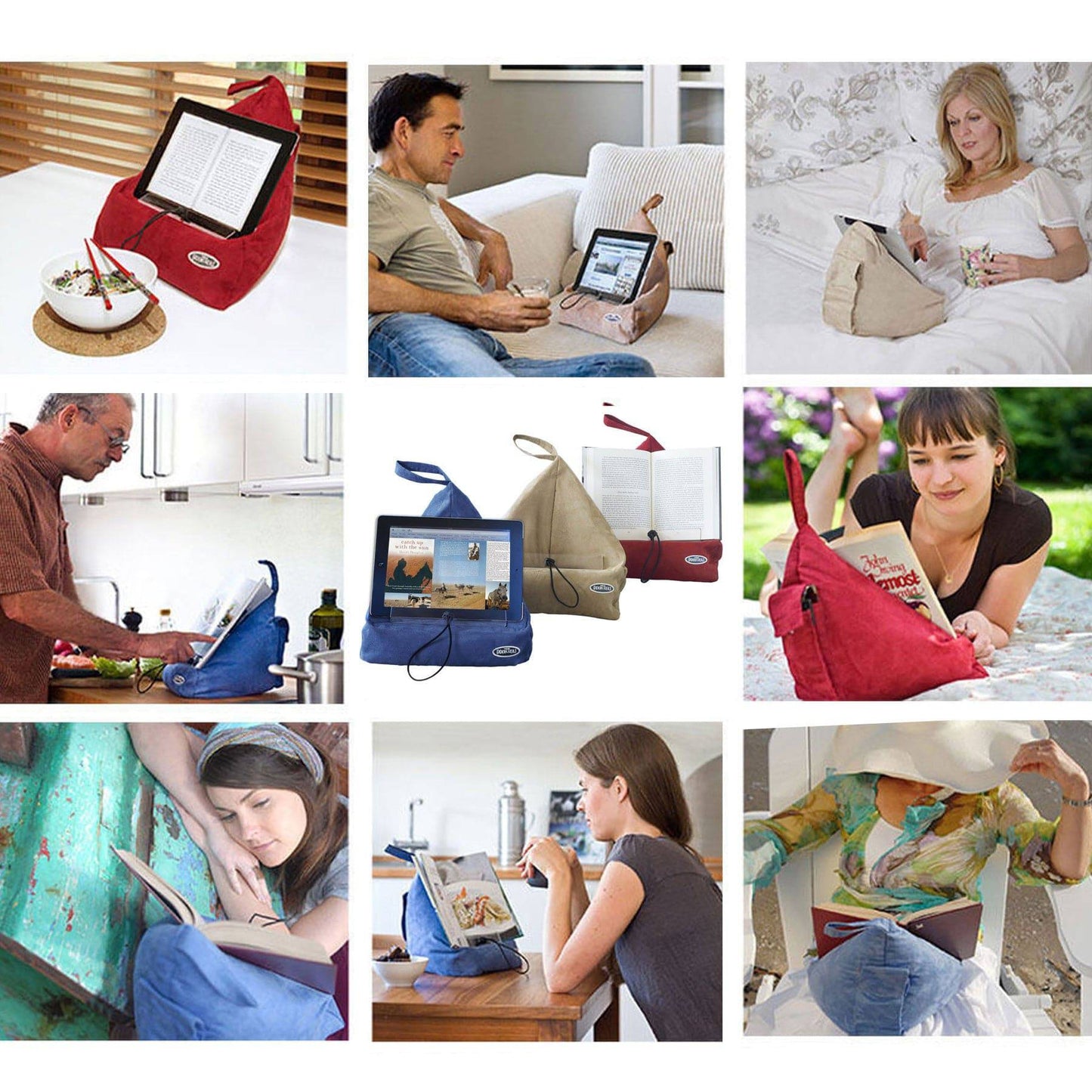 The Book Seat Handsfree Book Seat Navy - One Oasis