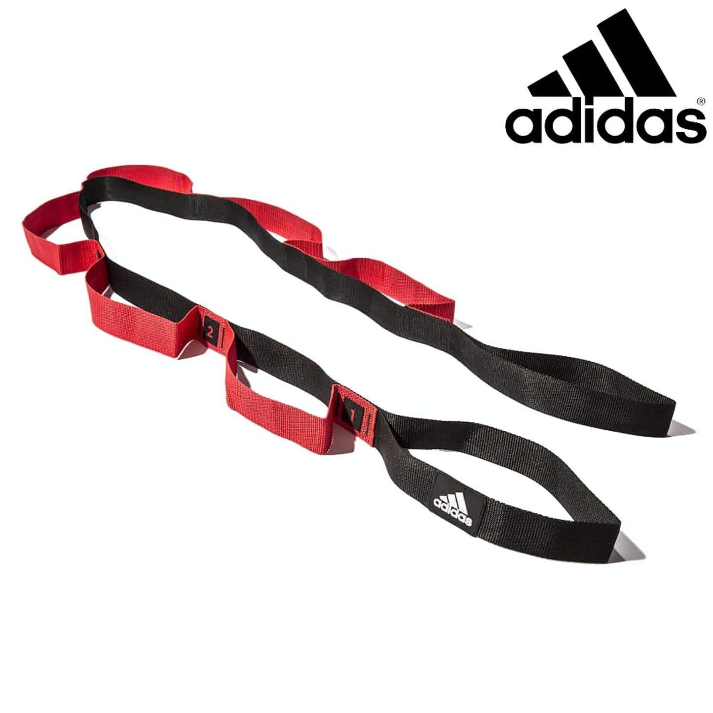2pc Set Adidas Stretch Assist Band Looped + Yoga Strap - One Oasis