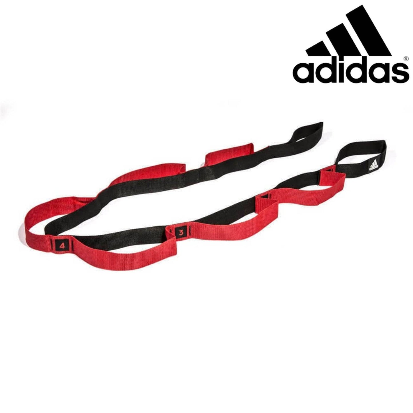 2pc Set Adidas Stretch Assist Band Looped + Yoga Strap - One Oasis