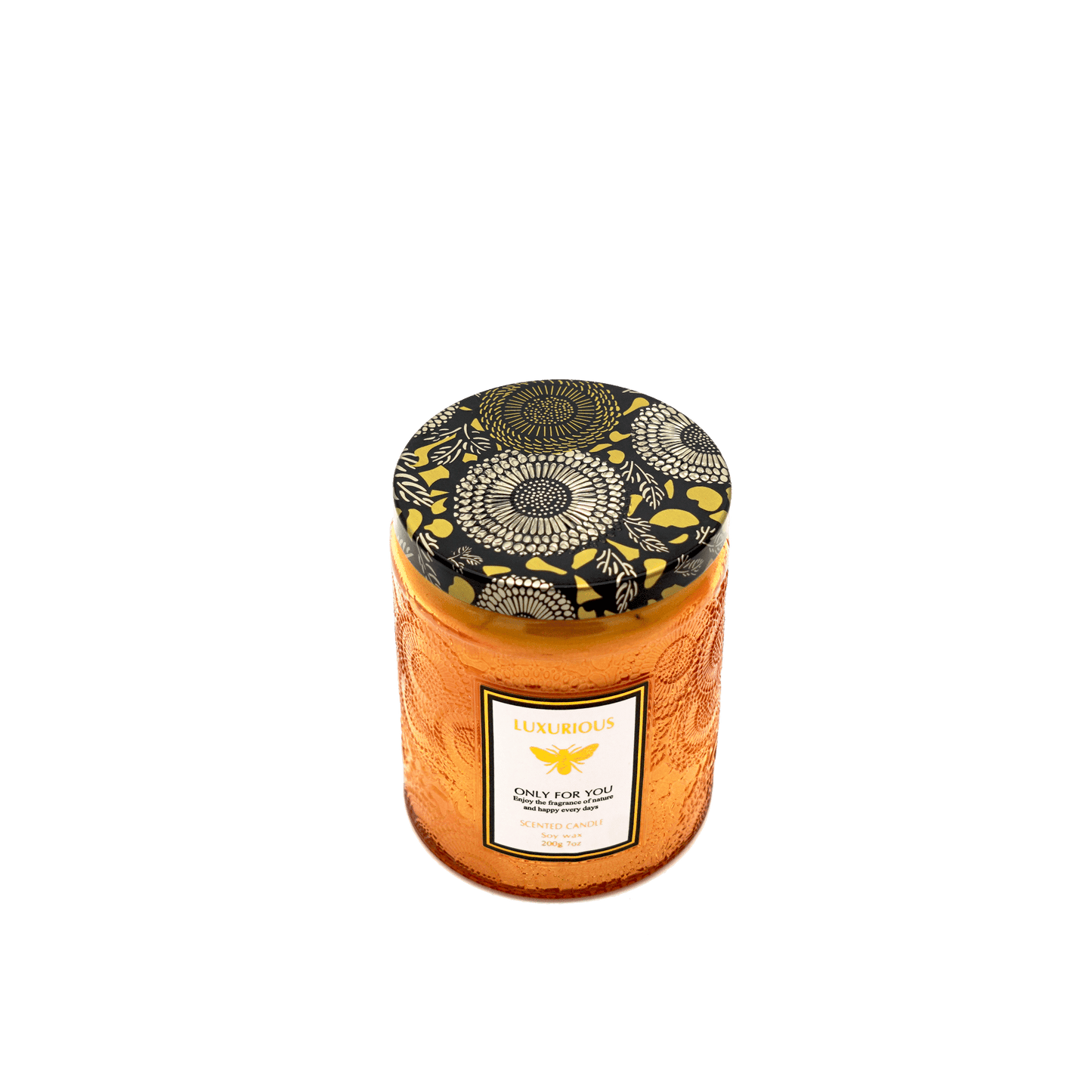 Faubourg Embossed Scented Candle amber - One Oasis