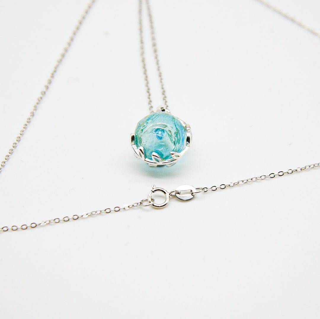 Aroma Necklace White Gold + Purify Oil Blend - One Oasis