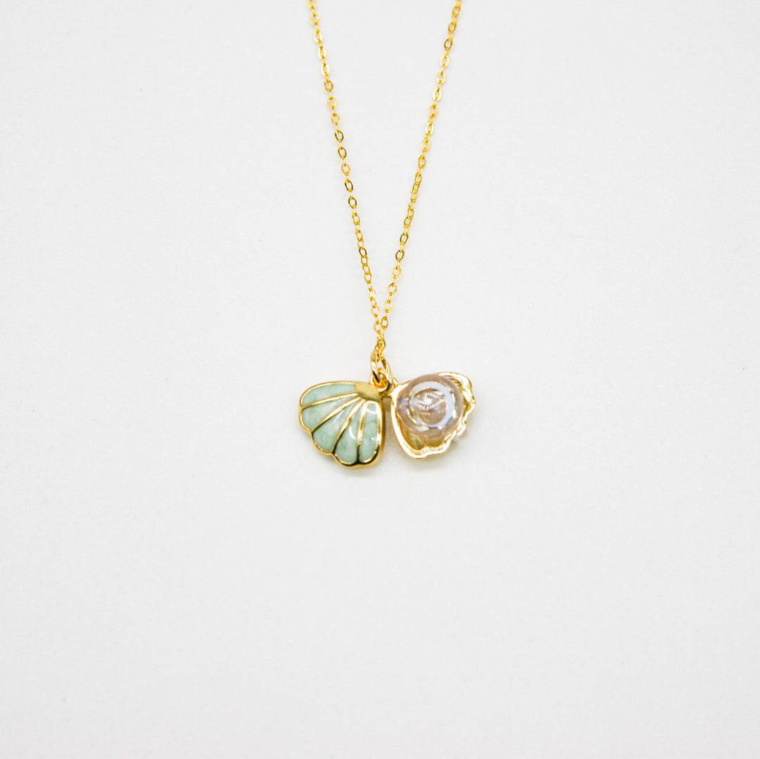 Aroma Necklace 925 Silver, Gold coated + Purify Oil Blend - One Oasis