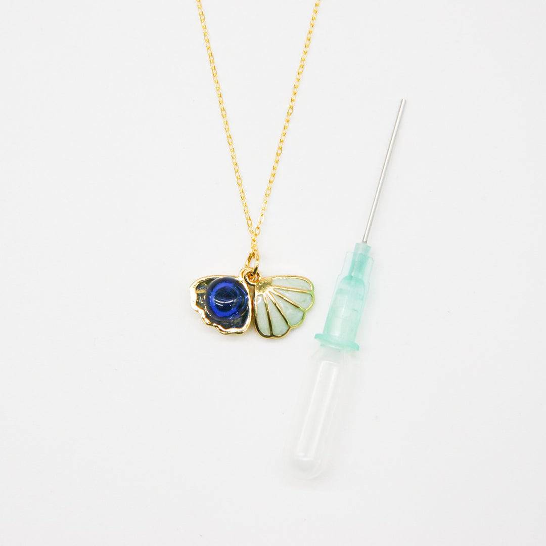 Aroma Necklace 925 Silver, Gold coated + Purify Oil Blend - One Oasis