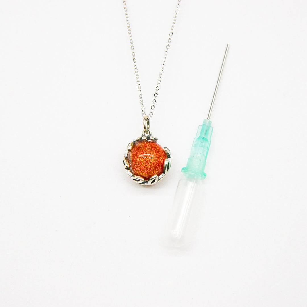 Aroma Necklace White Gold + Purify Oil Blend - One Oasis