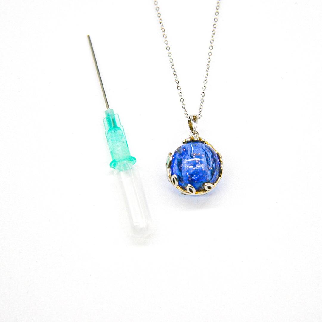 Aroma Necklace White Gold + Purify Oil Blend - One Oasis