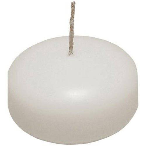 20 Pack of 6 Hour White Floating Candles - 5.8cm diameter - wedding party decoration - One Oasis