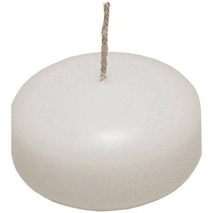 20 Pack of 6 Hour White Floating Candles - 5.8cm diameter - wedding party decoration - One Oasis