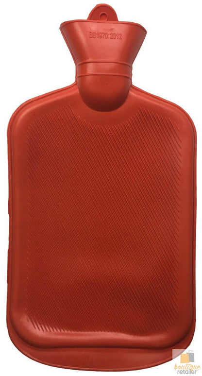 2L HOT WATER BOTTLE Winter Warm Rubber Bag Relaxing Warm Therapy Approved - One Oasis