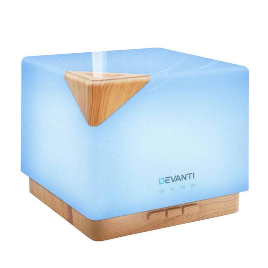 Devanti Aroma Diffuser Aromatherapy Humidifier 600ml - One Oasis