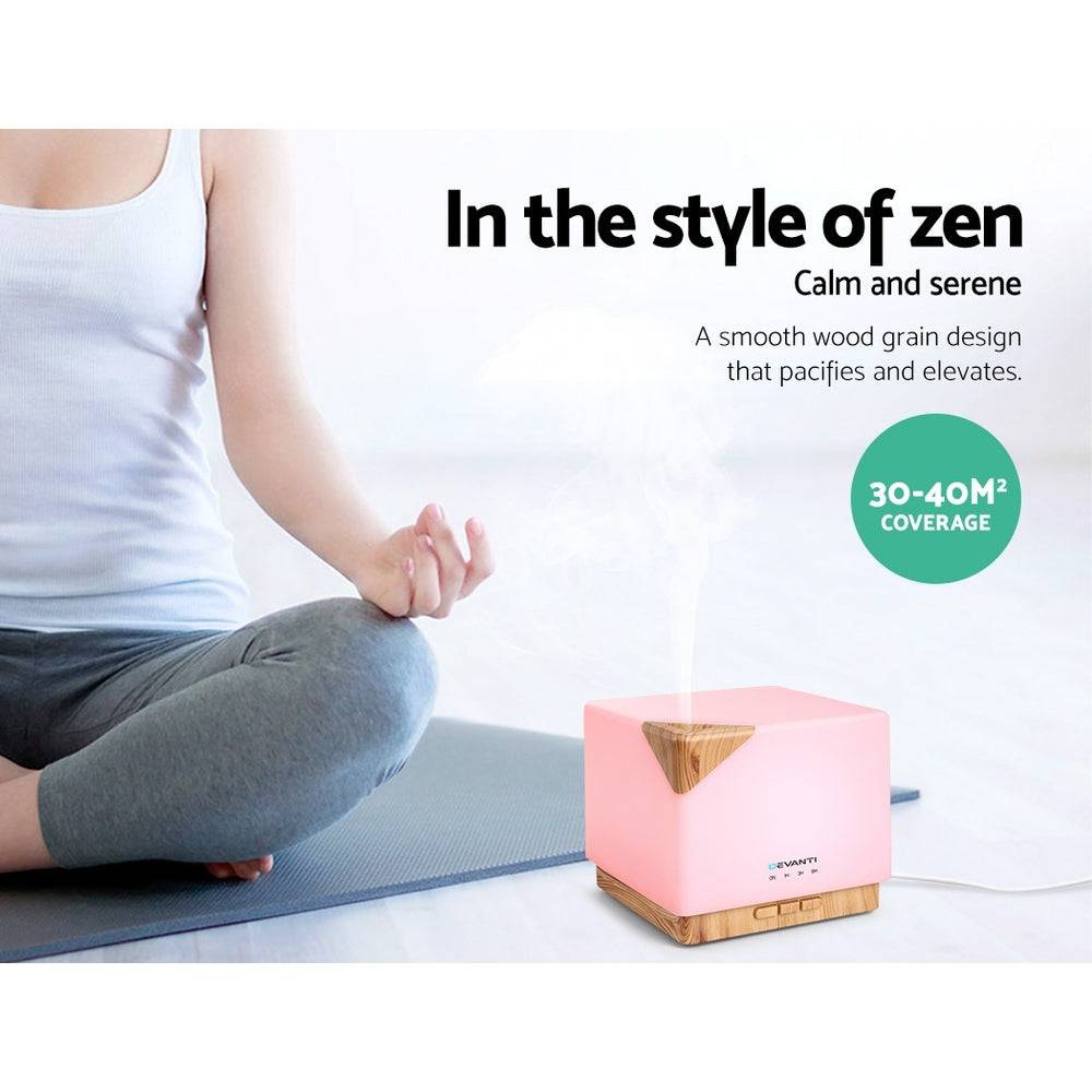 Devanti Aroma Diffuser Aromatherapy Humidifier 600ml - One Oasis