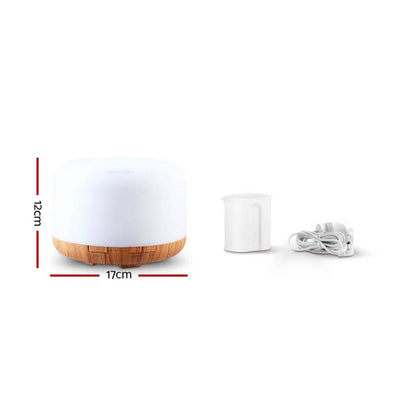 Devanti Aroma Diffuser Aromatherapy Humidifier 500ml - One Oasis
