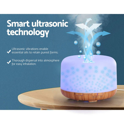 Devanti Aroma Diffuser Aromatherapy Humidifier 500ml - One Oasis