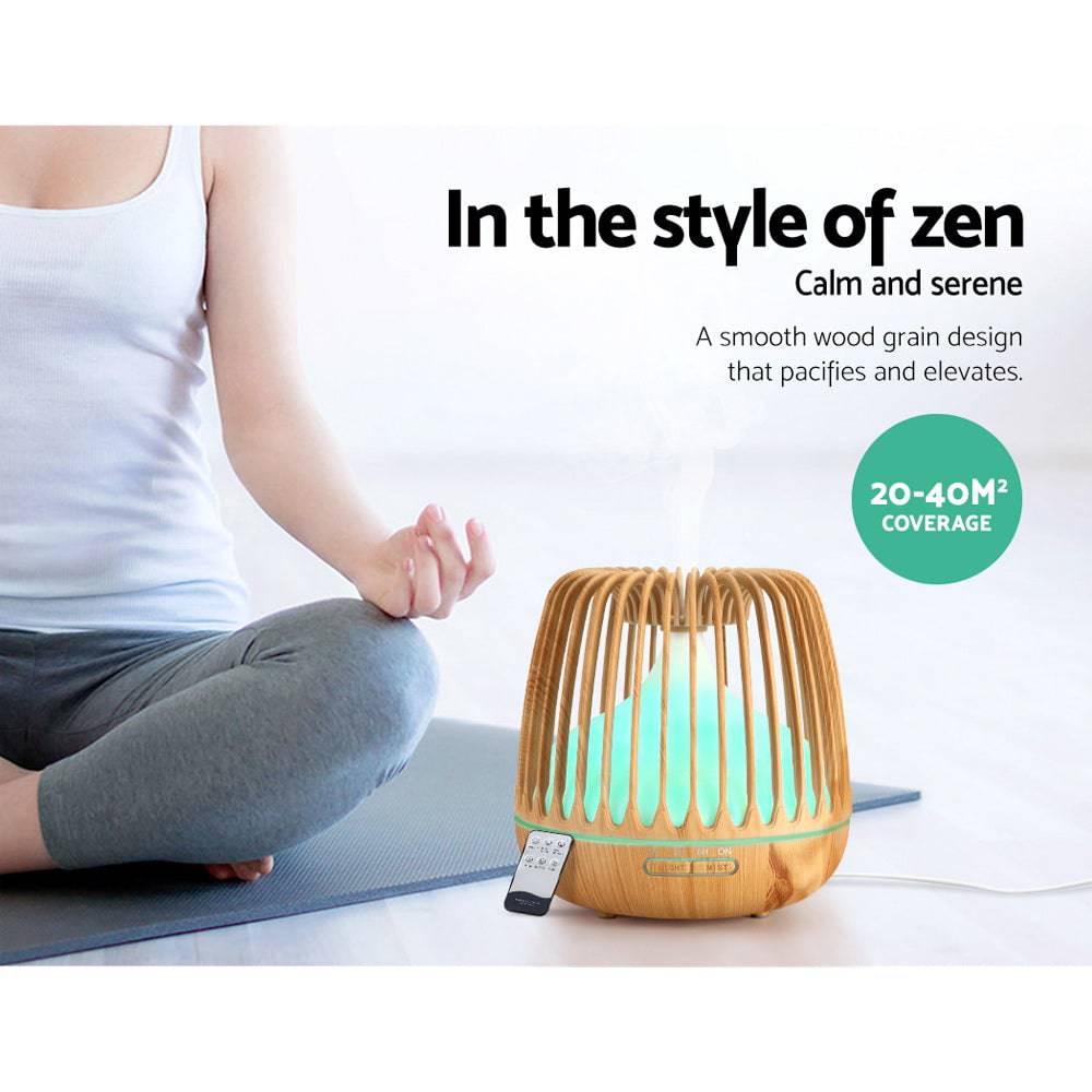 Devanti Aroma Diffuser Aromatherapy Remote 500ml - One Oasis