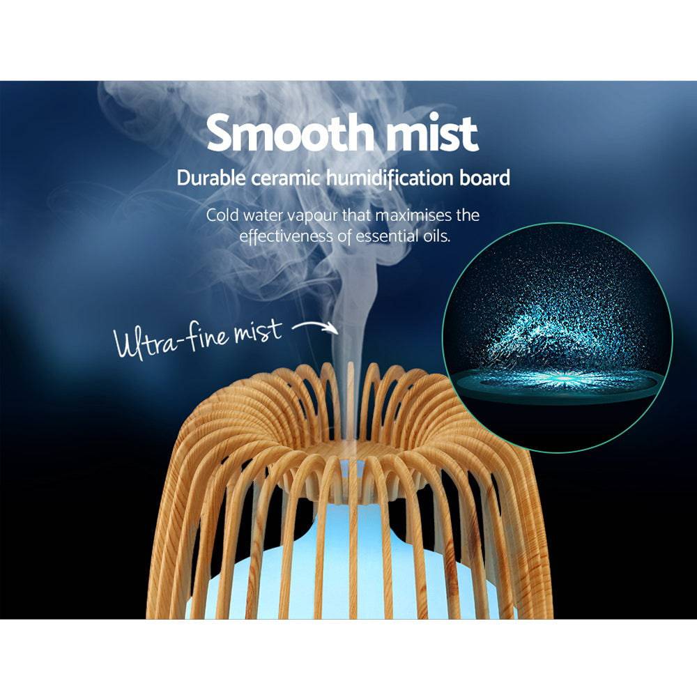 Devanti Aroma Diffuser Aromatherapy Remote 500ml - One Oasis
