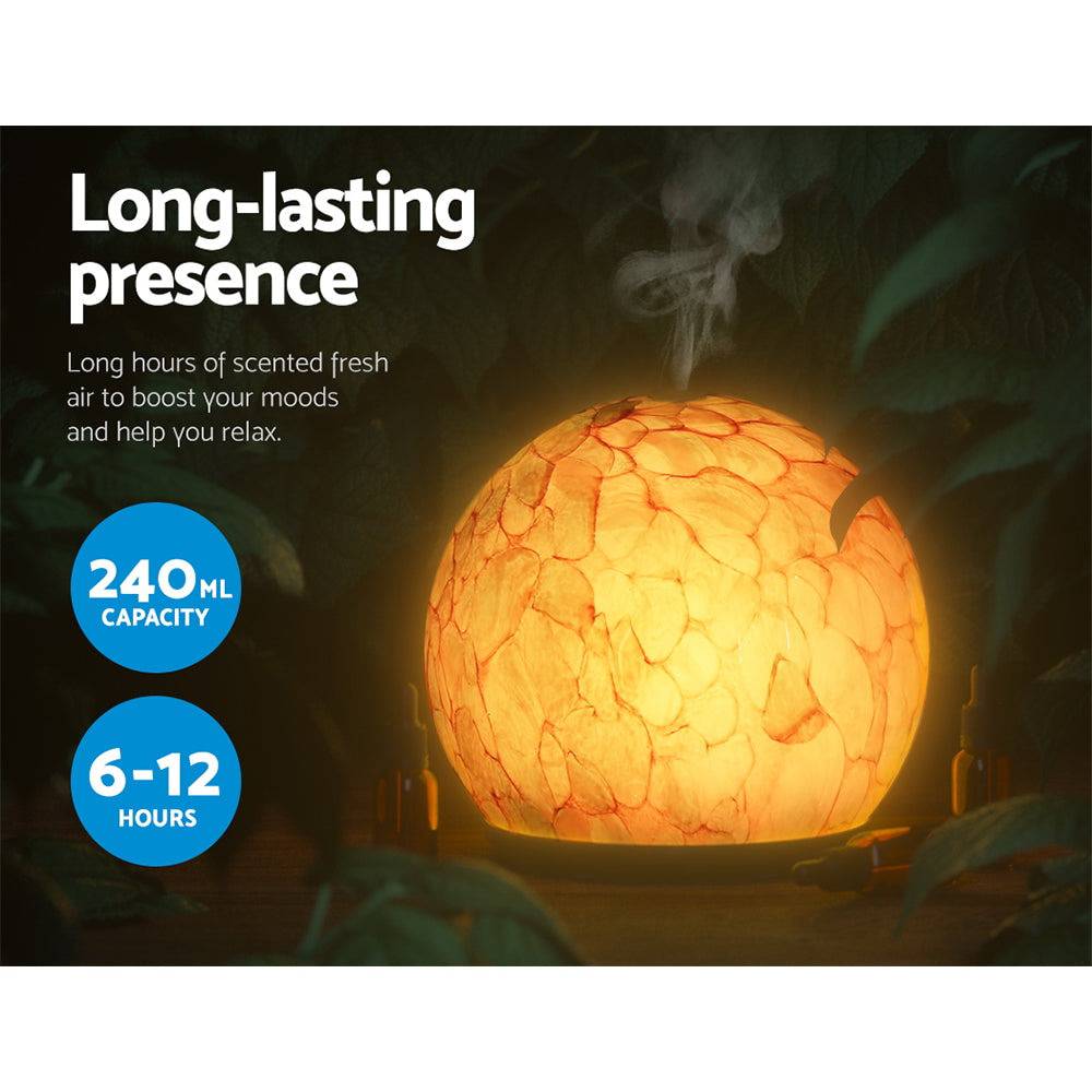 Devanti Aroma Diffuser Aromatherapy Glass 240ml - One Oasis