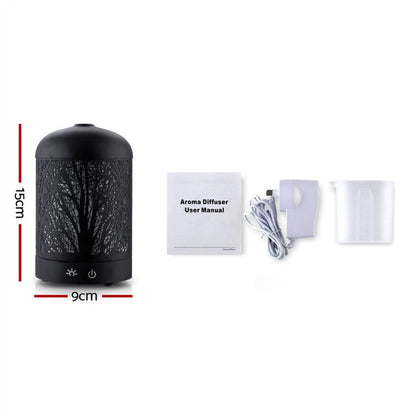 Devanti Aroma Diffuser Aromatherapy Black 160ml - One Oasis