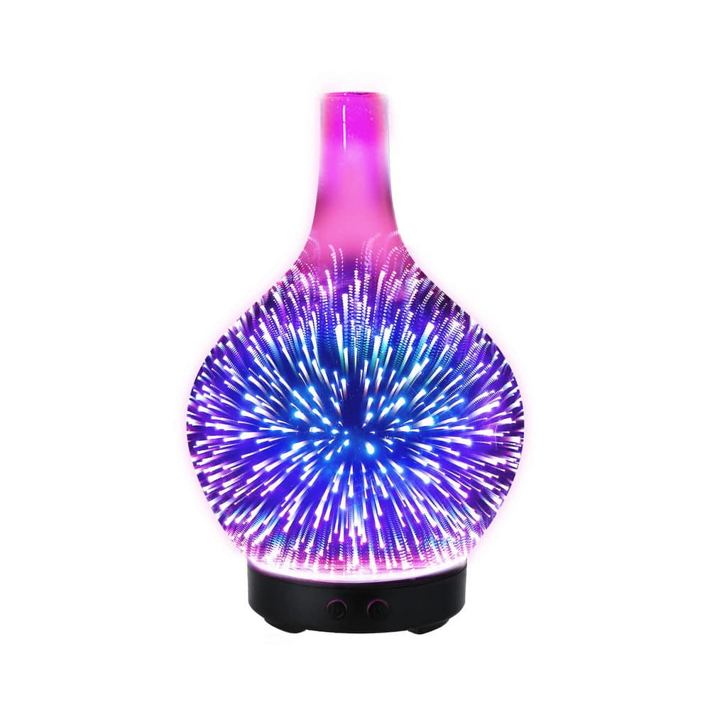 Devanti Ultrasonic Aroma Aromatherapy Diffuser 3D Light Oil Firework Humidifier - One Oasis