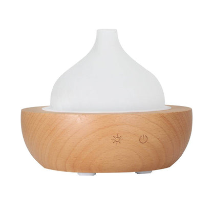 Devanti Aroma Aromatherapy Diffuser LED Oil Ultrasonic Air Humidifier Glass Wood - One Oasis