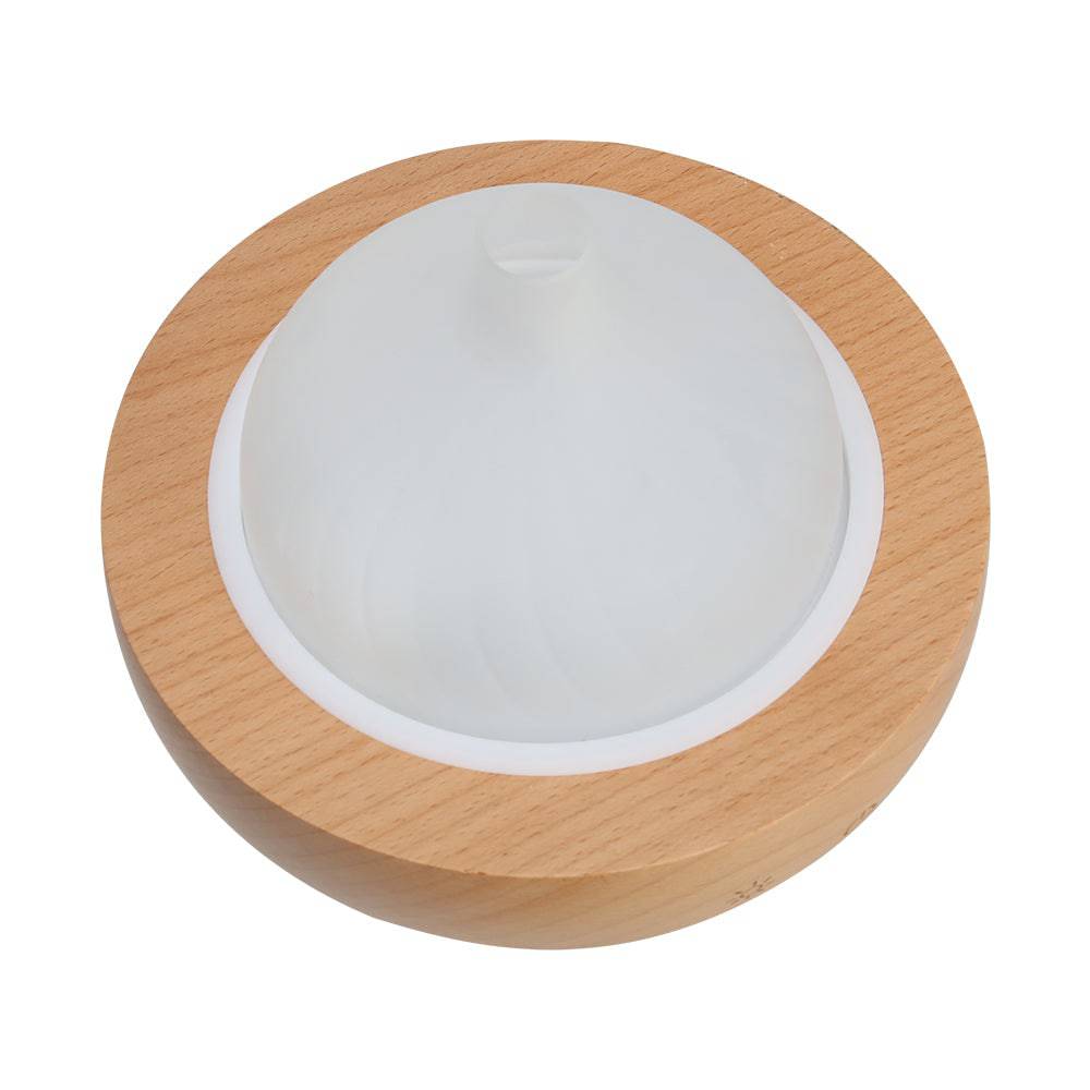 Devanti Aroma Aromatherapy Diffuser LED Oil Ultrasonic Air Humidifier Glass Wood - One Oasis