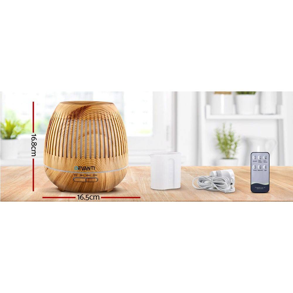 Devanti Aroma Diffuser Aromatherapy Humidifier 400ml - One Oasis