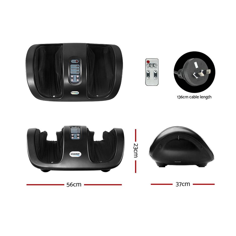 Livemor Foot Massager Black - One Oasis