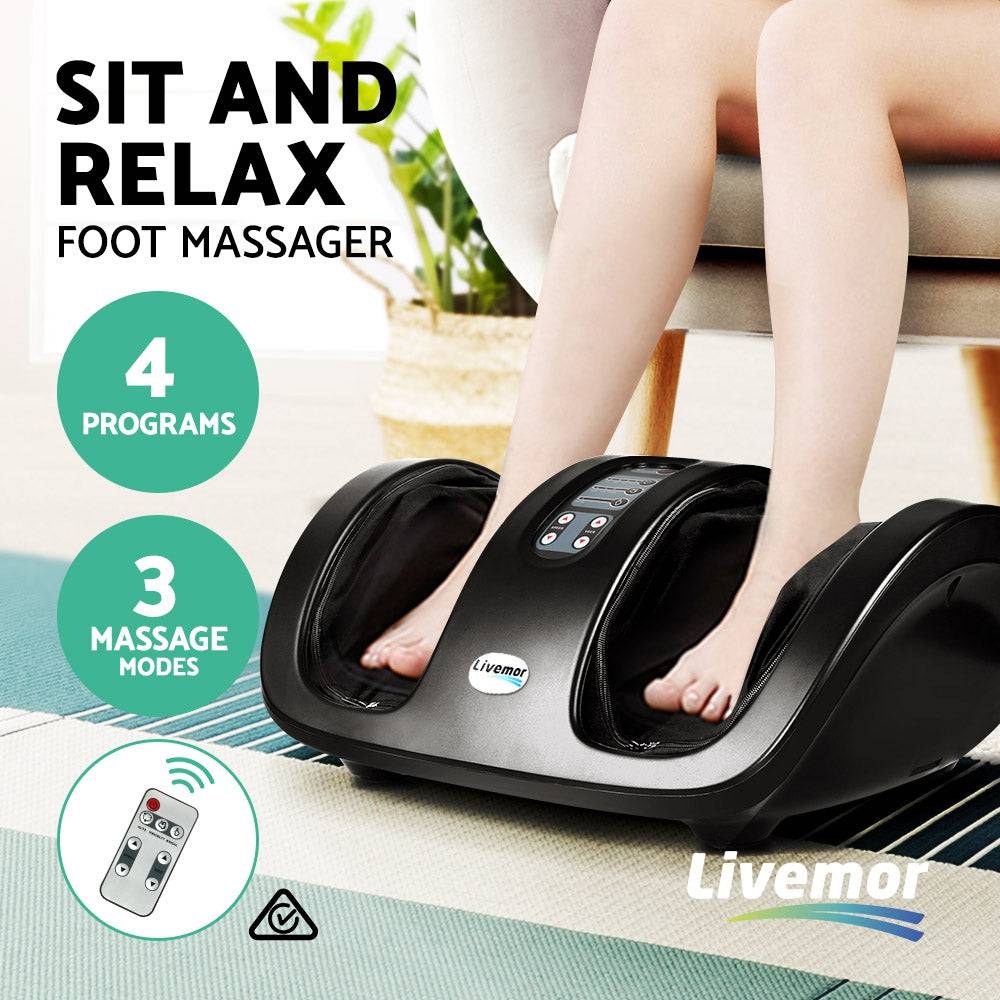 Livemor Foot Massager Black - One Oasis