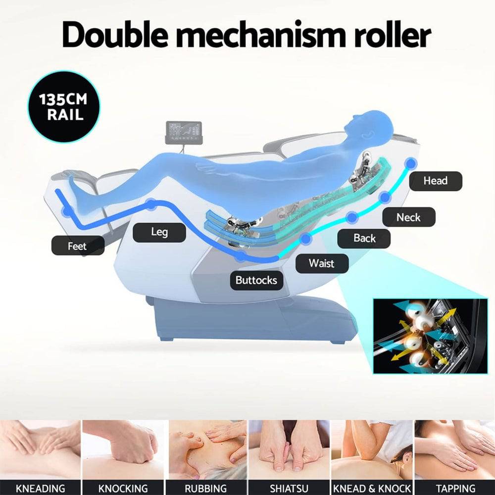 Livemor 4D Massage Chair Electric Recliner Home Massager Miraj - One Oasis