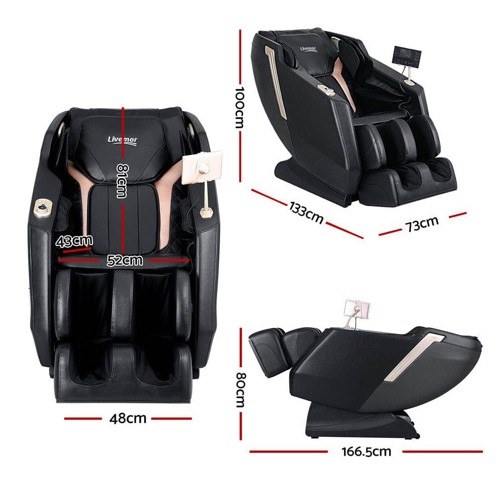 Livemor Massage Chair Electric Recliner Home Massager Baird - One Oasis