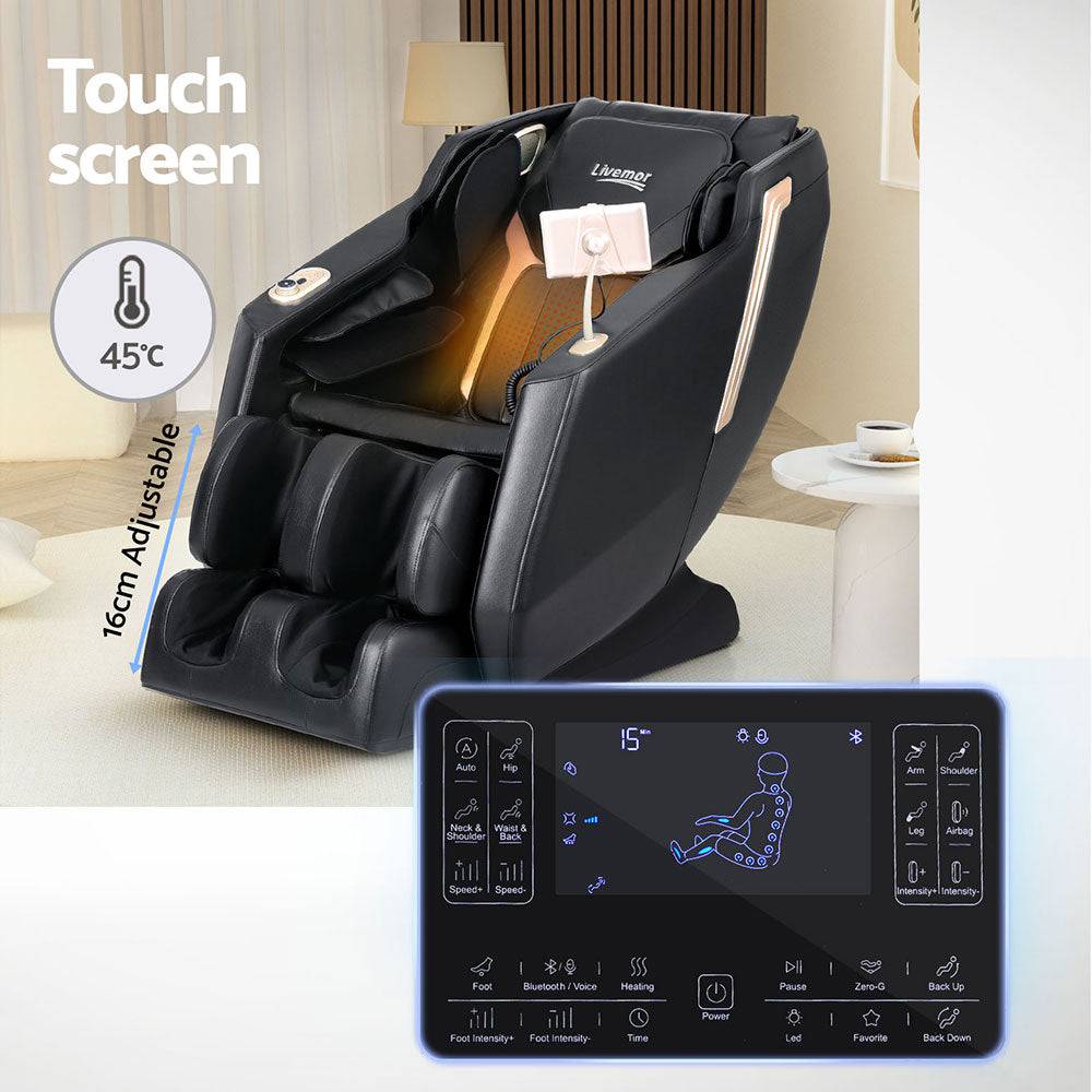 Livemor Massage Chair Electric Recliner Home Massager Baird - One Oasis