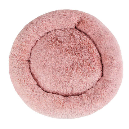 i.Pet Dog/Cat Bed 110cm Calming Extra Large Soft Plush Pink - One Oasis