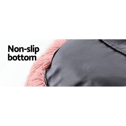i.Pet Dog/Cat Bed 110cm Calming Extra Large Soft Plush Pink - One Oasis