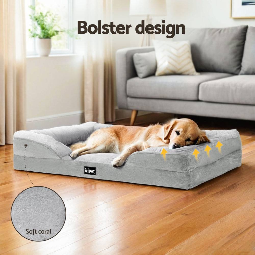 i.Pet Calming Dog Bed Large Sofa Washable Removable - One Oasis