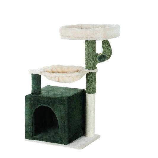 i.Pet Cat Tree 78cm Scratching Post Tower Green - One Oasis