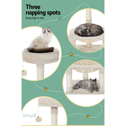 i.Pet Cat Tree 69cm Scratching Post Tower - One Oasis