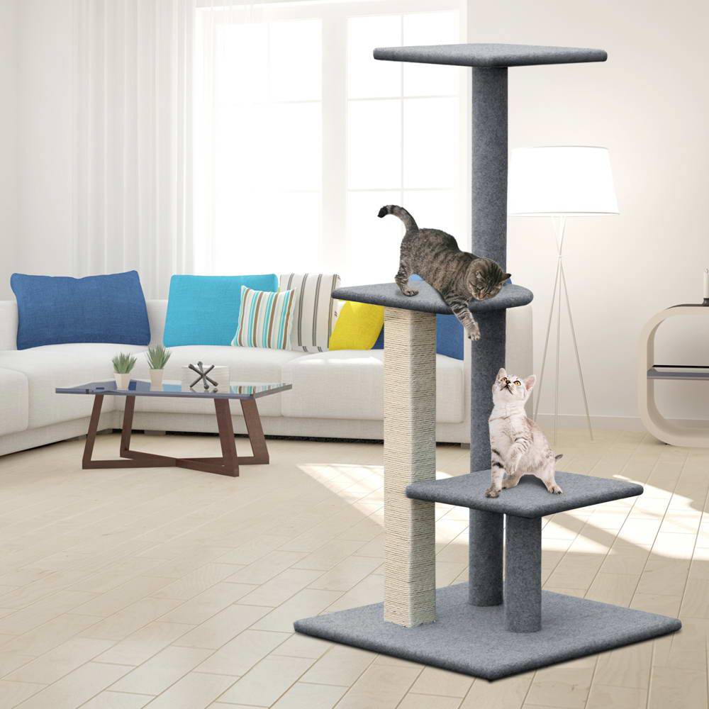 i.Pet Cat Tree 124cm Scratching Post Tower - One Oasis