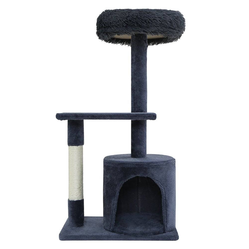 i.Pet Cat Tree 94cm Scratching Post Tower Grey - One Oasis