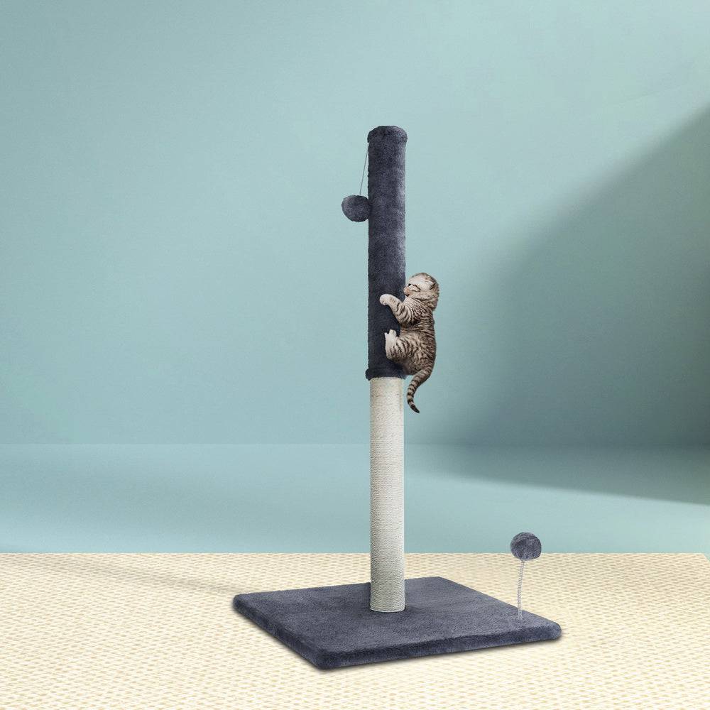 i.Pet Cat Tree 105cm Scratching Post Tower Grey - One Oasis