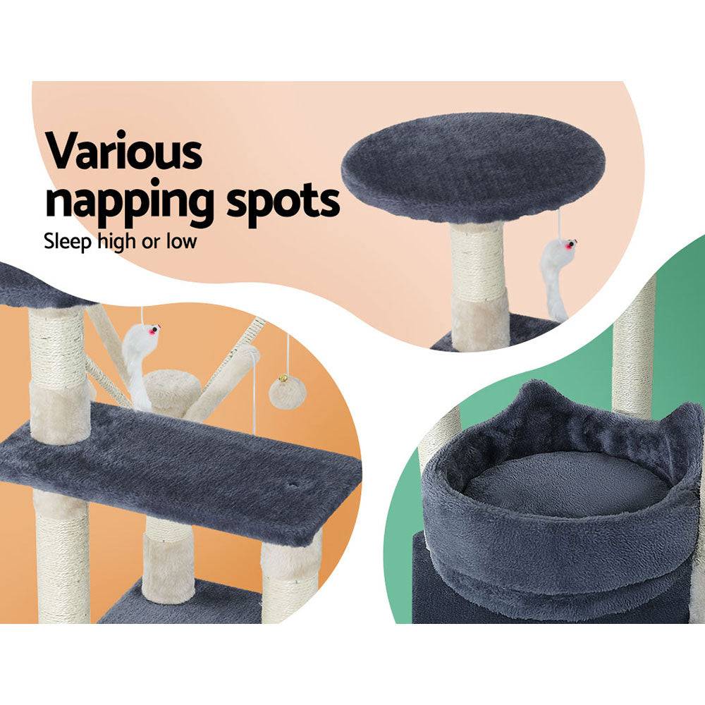 i.Pet Cat Tree 110cm Tower Scratching Post - One Oasis